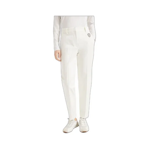 Brunello Cucinelli Logo Embroidered Straight Leg Pants
