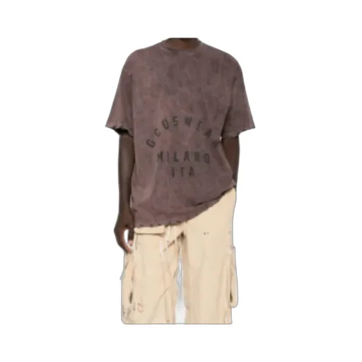 Gcds Faded Distressed T-Shirt