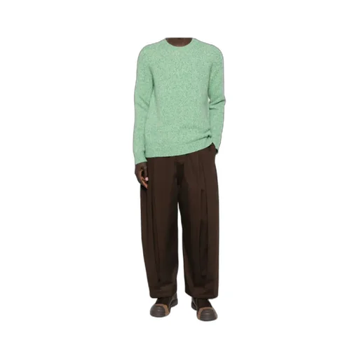 Crew Neck Long-Sleeved Sweater