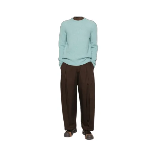 Round Neck Long-Sleeved Sweater