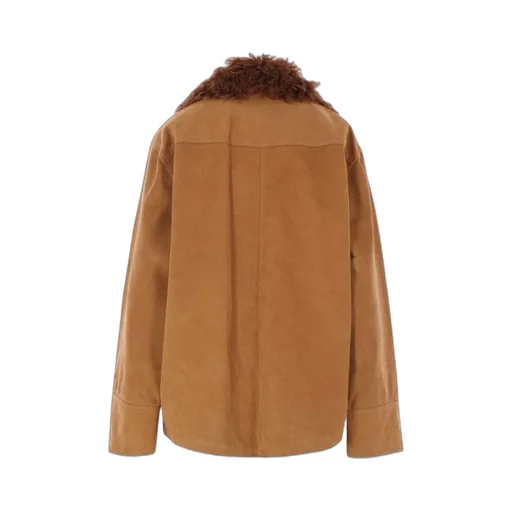 Plan C Faux Fur Collar Coat