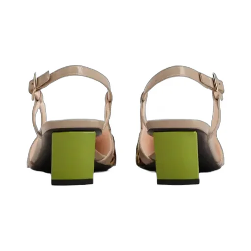 Belle Vivier Slingback Pumps In Leather