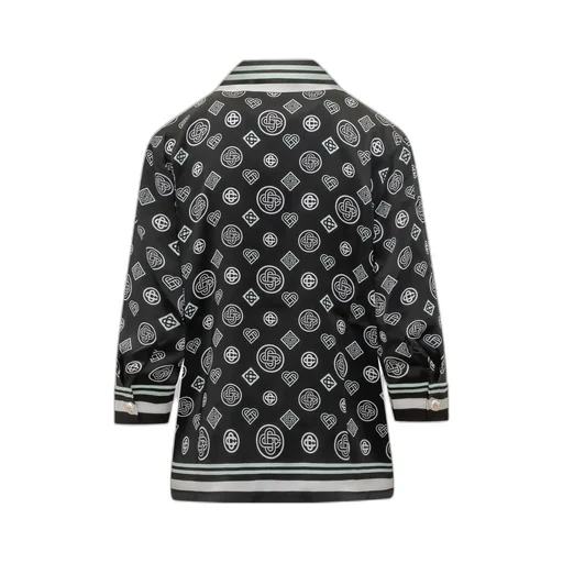 Printed Pajama Top