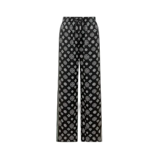 Casablanca Printed Wide-Leg Pants