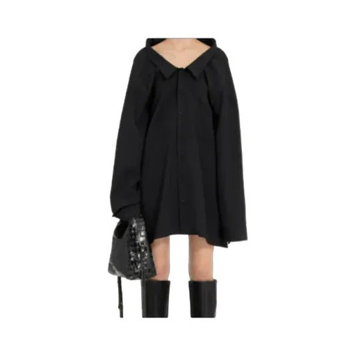 Mm6 Maison Margiela Technical Poplin Shirt Dress