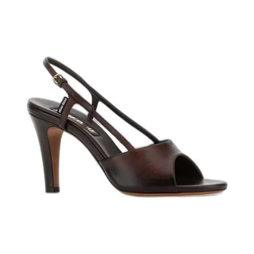 Miu Miu High-Heeled Slingback Sandals