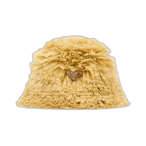 Prada Triangle-Logo Bucket Hat
