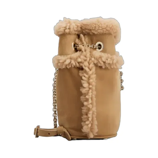 Tres Vivier Backpack In Suede And Shearling