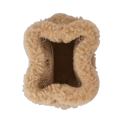 Tres Vivier Backpack In Suede And Shearling