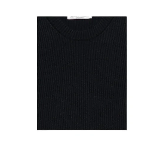 Stone Island Junior Logo Patch Ribbed Jumper