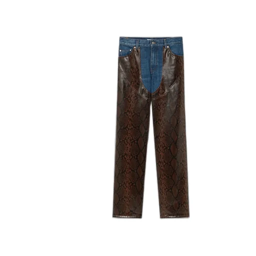 Belt Loop Denim Trousers