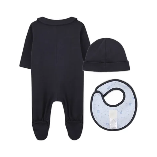 Givenchy Kids Logo-Embroidered Three-Piece Babygrow Set