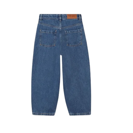 Asymmetric Button-Down Jeans