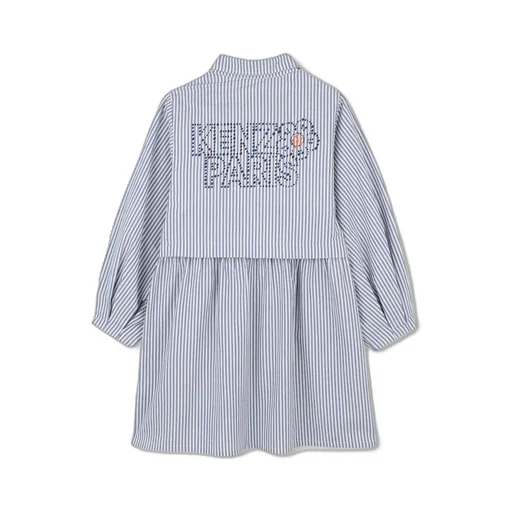 Striped Button-Up Dress