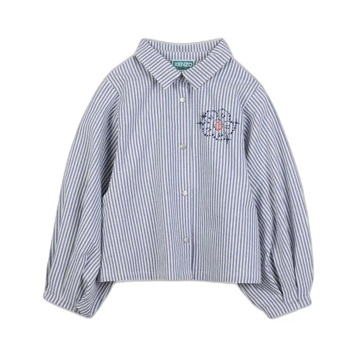 Striped Button-Up Shirt