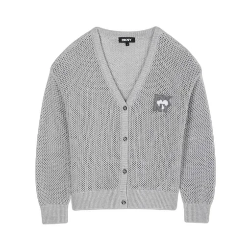 V-Neck Knitted Cardigan