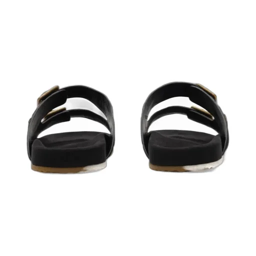 Burberry Urchin Check Buckle Flat Sandals