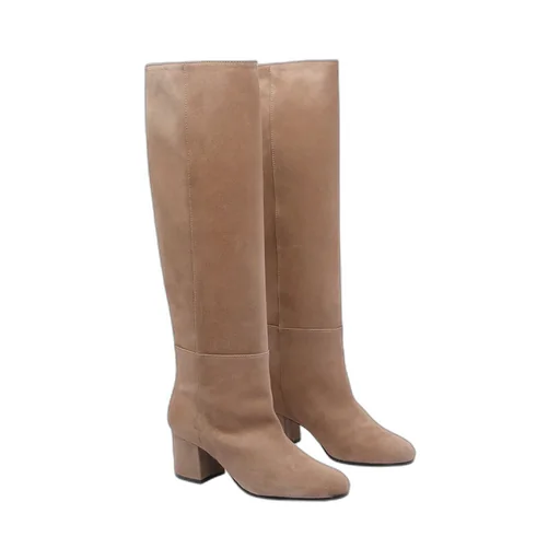 Via Roma 15 Round Toe Suede Boots