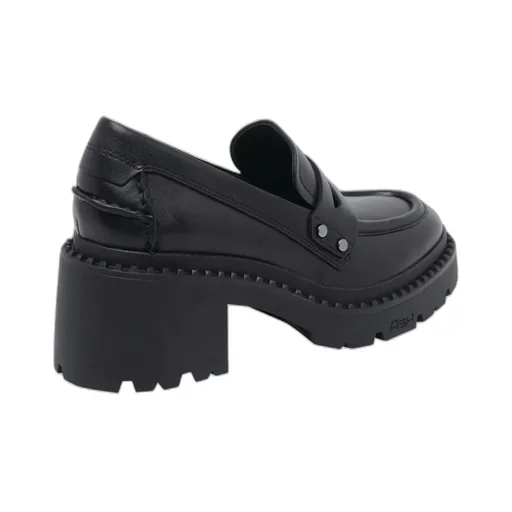 Chunky-Heeled Loafers