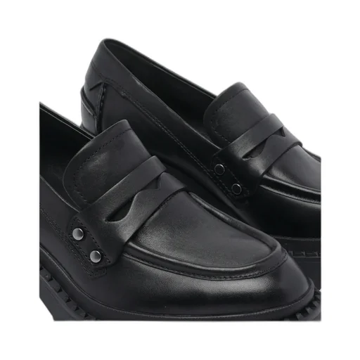 Chunky-Heeled Loafers