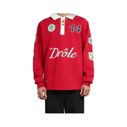 Long-Sleeved Polo Shirt
