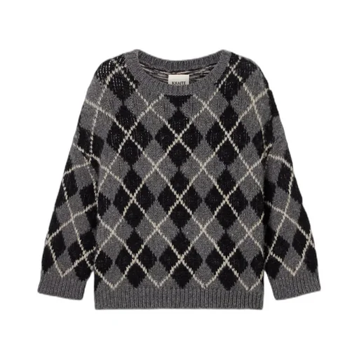Argyle Crewneck Top