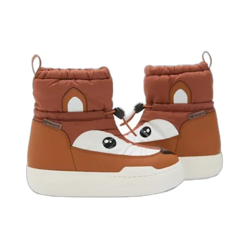 Park Strap Animal-Face Padded Snow Boots