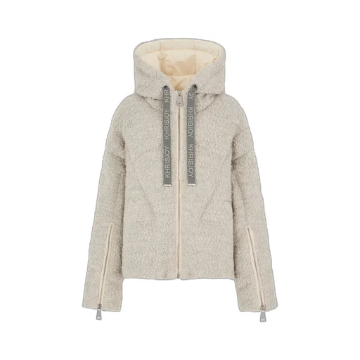 Khrisjoy Bouclé Zip-Up Oversized Jacket