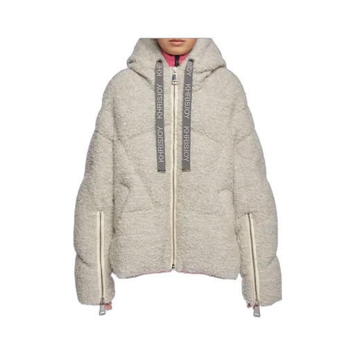 Khrisjoy Bouclé Zip-Up Oversized Jacket