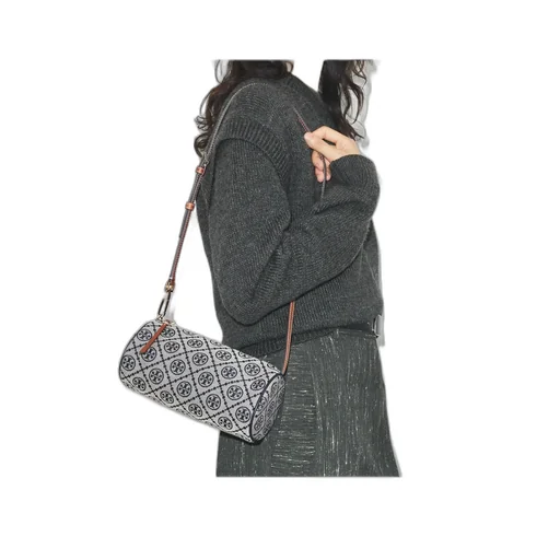 Tory Burch T Monogram Cylinder Bag