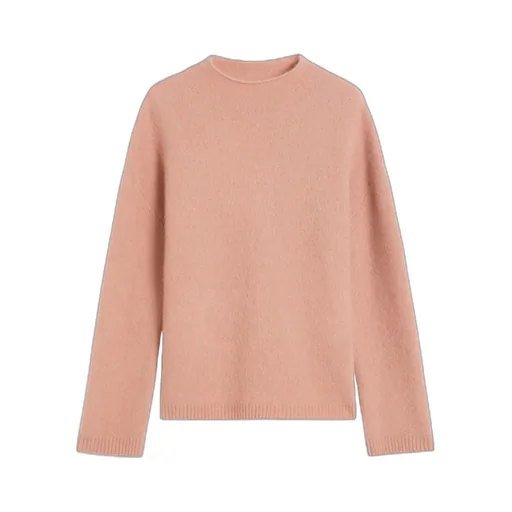 Boxy Jumper In Stretch Cashmere Yarn