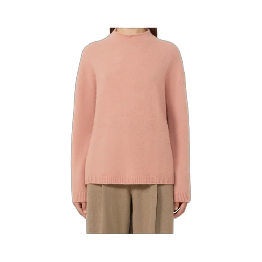 Boxy Jumper In Stretch Cashmere Yarn