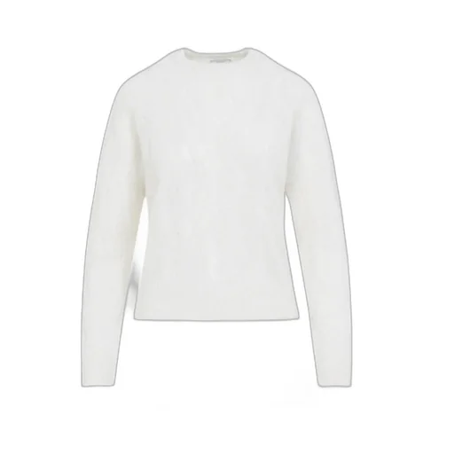 Cable-Knit Round-Neck Sweater