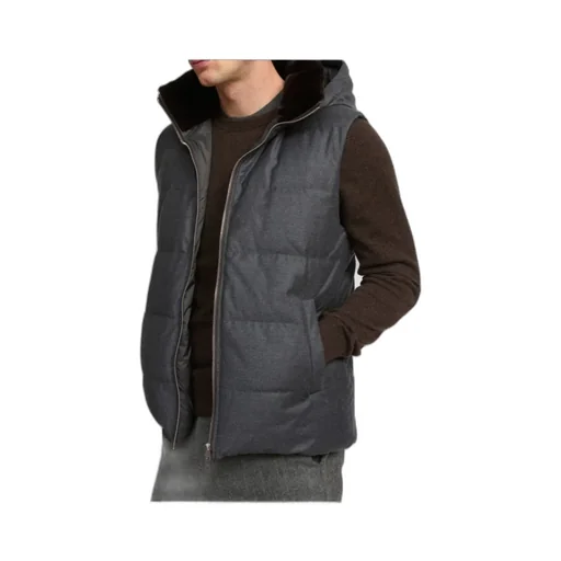 Fur-Collar Gilet