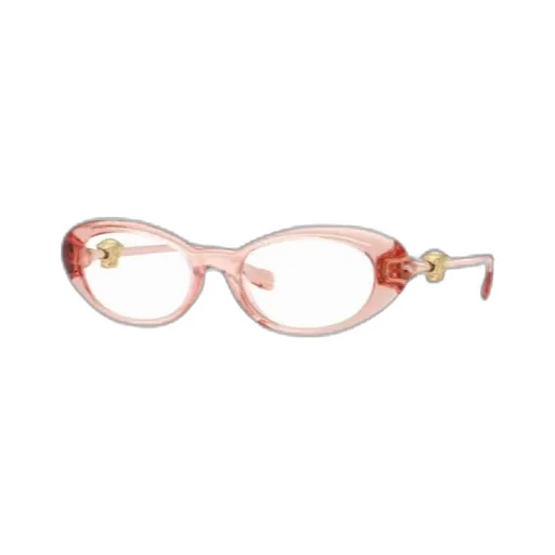 Versace Eyewear Oval Frame Glasses