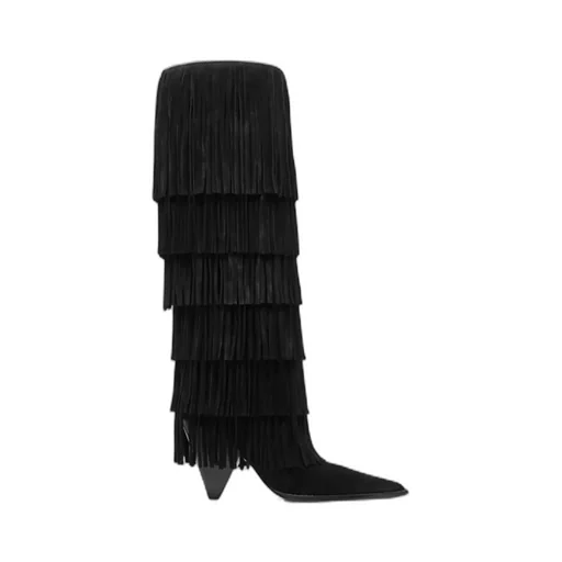 Jayla Suede Fringed Boot