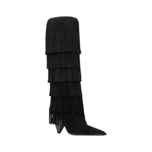 Jayla Suede Fringed Boot