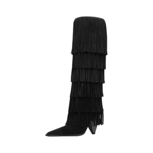 Jayla Suede Fringed Boot