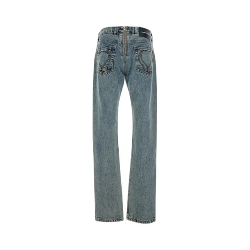 Jordanluca Zip-Pocket Slim Jeans