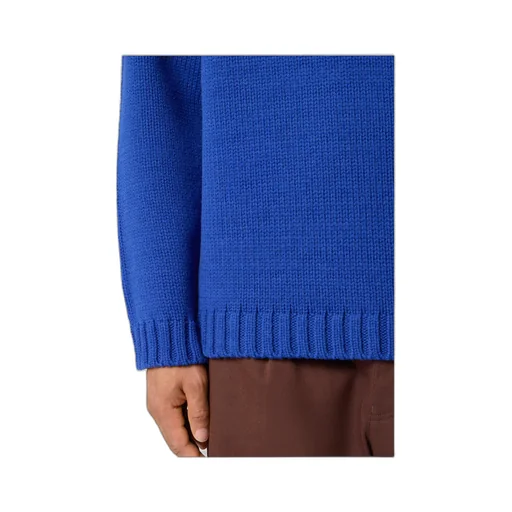 High-Neck Zip-Front Sweater