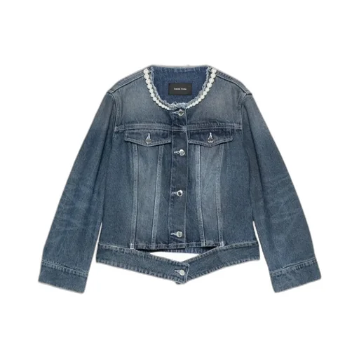 Long-Sleeved Denim Jacket