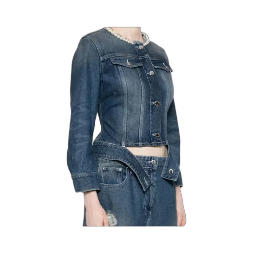 Long-Sleeved Denim Jacket