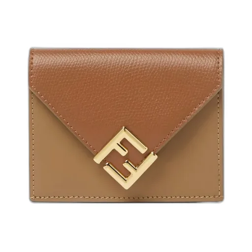 Fendi Ff Diamonds Tri-Fold Wallet