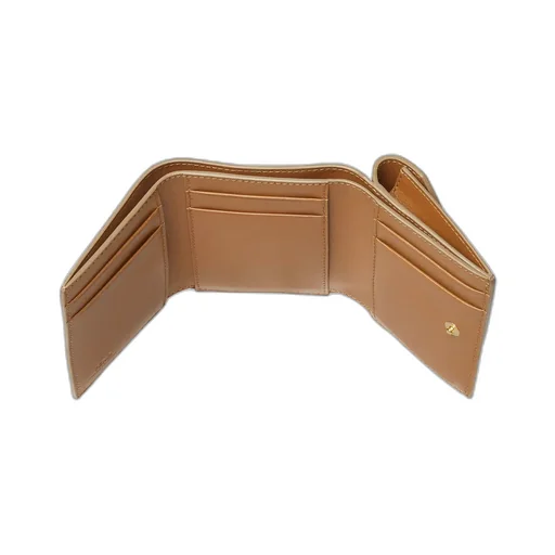 Fendi Ff Diamonds Tri-Fold Wallet