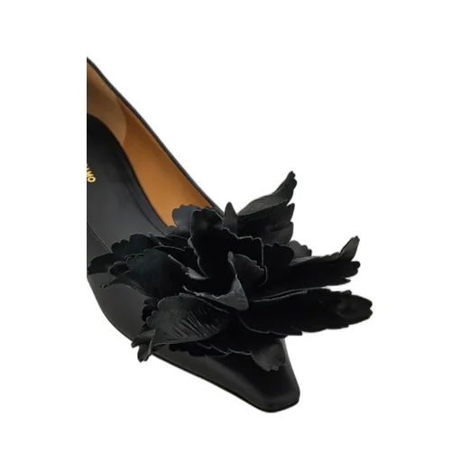 Flower Embellished Ballet Flat