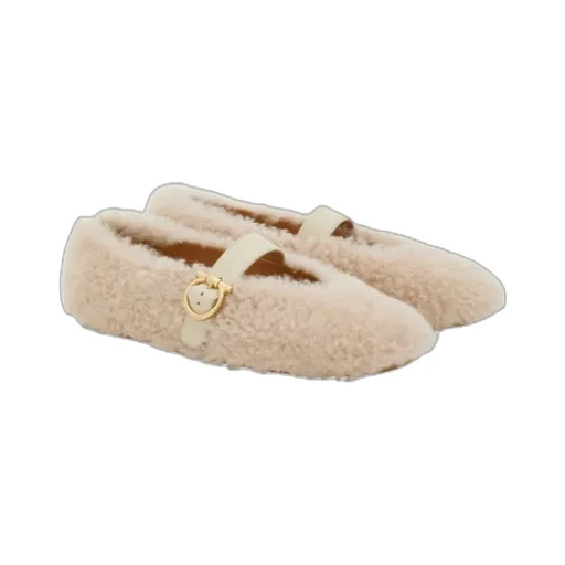 Shearling Ballet Flat