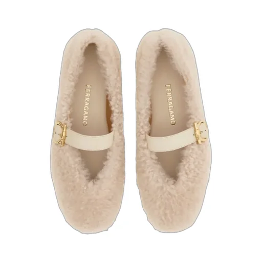 Shearling Ballet Flat
