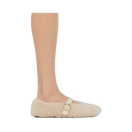 Shearling Ballet Flat
