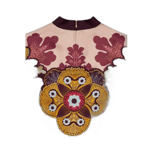 Floral-Print Long-Sleeve Blouse