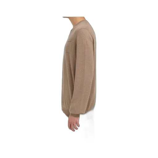 V-Neck Sweater With Pocket Detail